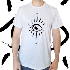 Camiseta masculina/unissex Olho grego preto