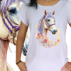 Babylook - Cavalo em aquarela