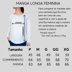 Manga longa feminina Jardim do amor próprio - Desenhista Bbel Bellucci - comprar online