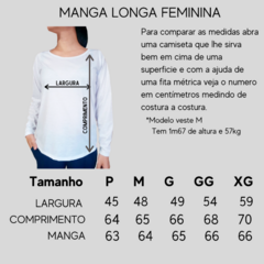 Manga longa feminina TAMANHO G - comprar online