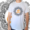 Camiseta masculina/unissex Mandala do OM