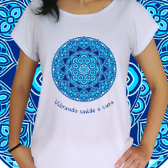 Babylook Mandala azul claro