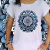 Babylook - Mandala Azul