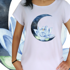 Babylook - Lua flor azul