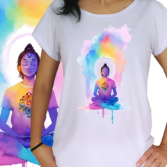 Babylook meditação multicolor