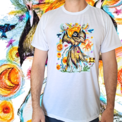 Camiseta masculina/unissex São Francisco de Assis - Artista Rodrigo Souto