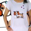 Babylook - Cachorrinha - Desenhista Camila Rolfhs