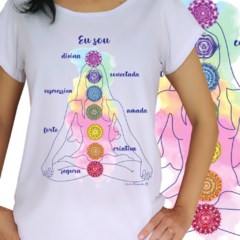 Babylook meditação chakras - Desenhista Cintia Fernandes