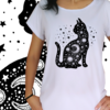 Babylook - Gato e estrelas