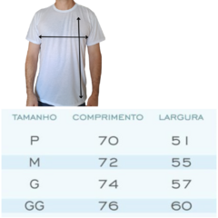 Camiseta masculina/unissex São Jorge Guerreiro com oração nas costas - Elementarium | Vista a mudança que deseja ver no mundo!