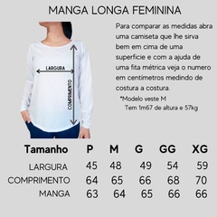 Manga longa feminina - São Francisco - Desenhista Rodrigo Souto - comprar online