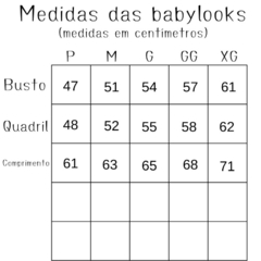 Babylook - Cada ser um universo - Desenhista Bbel Bellucci - comprar online