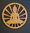 Mandala MDF Buda gold 9,5 x 9,5 cm