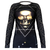 Rash Guard Golden Skull