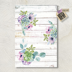 Papel decoupage A4 124