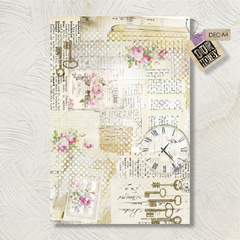 Papel decoupage A4 156