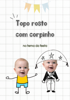 Topo Corpo com rostinho