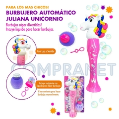 Juliana Burbujero Unicornio con Luz 11445 - Compranet