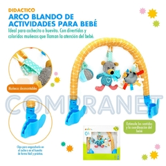 Arco blando de actividades para Bebé, cochecito, Huevito 11770 - Compranet