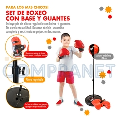 Set de Boxeo infantil, con guantes. Altura regulable, 11772 - comprar online