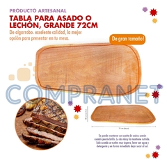 Tabla de madera para asado o lechón, 72cm 11806 en internet