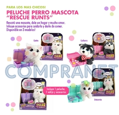 Peluche Perro Mascota Rescue Runts Babies, con acceosrios, 11817 en internet