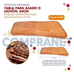 Tabla de madera para asado o lechón, 64cm 11823 - comprar online
