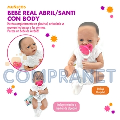 Bebé Real Abril / Santi con Body, 12029 - comprar online