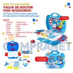 Valija Doctor con accesorios, Juguete x 19 piezas, 12108 - comprar online
