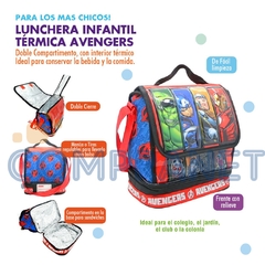 Lunchera Infantil Termica Avengers Original Cresko 12147 - Compranet