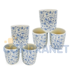 Imagen de Cuenco, Taza de té x6 Porcelana China, Diseño Varios
