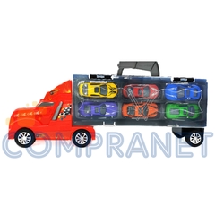 Camión Transporte de Autos, lanzador, incluye juego con tablero, 11684 - tienda online