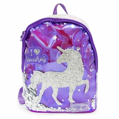 Mochila de espalda Unicornio 12´ con lentejuelas, 11734