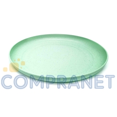 Set de 5 platos ecológicos biodegradables x 15cm, color pastel, 11832 - Compranet