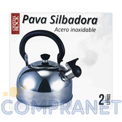 Pava Silbadora de acero inoxidable, 2 litros, 12040 - comprar online