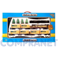 Tren a pilas, Fenfa, Locomotora + 3 vagones, 325 cm, 8315 - comprar online