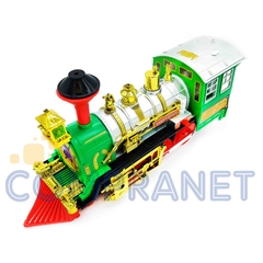 Tren clásico, Locomotora con luz y sonido, Grande 34cm, 12168 - tienda online