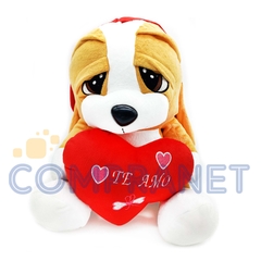 Perro con Gorra y Corazon 45cm 10296 - tienda online