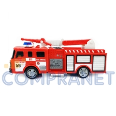 Camión de Bomberos, con luz y sonido, con manguera móvil, 11567 - comprar online