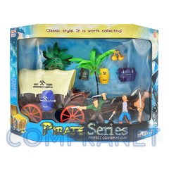 Set Pirata con carruaje y accesorios, Luz y Sonido, 12595 en internet