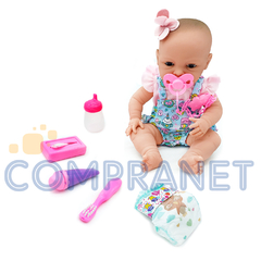 Bebe Muñeco, Recién Nacido con accesorios, Hace pipi 12704 - Compranet