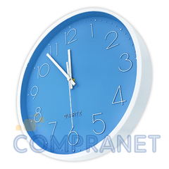 Reloj de pared Analógico de PVC, 30 cm diámetro, 12770 en internet