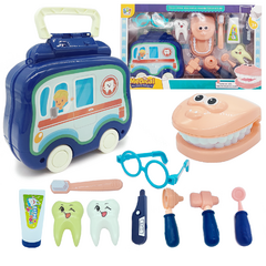 Set de Dentista, Juego de Odontólogo, 11 piezas, con dentadura y Valija, 7867 - comprar online