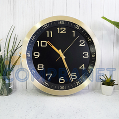 Reloj de pared Analógico de aluminio, Grande 35 cm diámetro, 13100 12425 - Compranet
