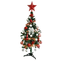 COMBO Arbolito Navidad Verde 120cm C/41 Piezas + Luces 90086 - comprar online