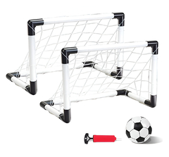 Arco de Futbol 2 en 1 c/accesorios, inflador y pelota 13185