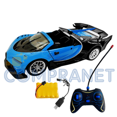 Auto Deportivo RC Grande, con luz, abre puertas y Baúl, USB 13164 - comprar online