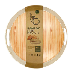 Bandeja redonda de Fibra de Bambú 35 cm, 12639