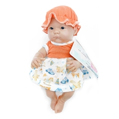 Bebé Real Mini con vestido, Casita de Muñecas, 12025