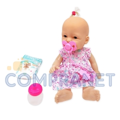 Bebe Real Muñeco Recién Nacido Zizinha, con Accesorios 12699 - tienda online